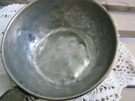 スウェーデン 真鍮ミルクパン 鉄ハンドル (ヴィンテージ品)